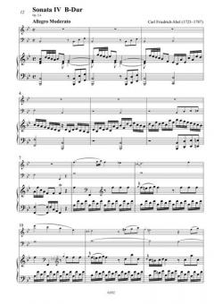 6 Cembalosonaten op. 2 - Sonaten 3-4 von Carl Friedrich Abel 