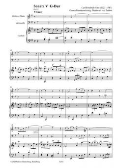 6 Cembalosonaten op. 2 - Sonaten 5-6 von Carl Friedrich Abel 