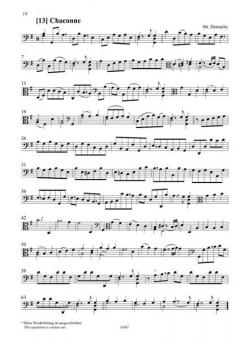 15 Stücke für Viola da Gamba solo im Alle Noten Shop kaufen