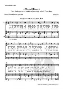 3 Lute Songs von Robert Jones 