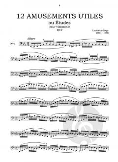 12 Amusements utiles out études op. 9 von Leonardo Moja 