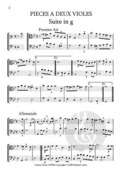 4 Suiten für Alt- & Bassgambe von André Philidor 