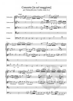 2 Concerti e 5 Sinfonia von Nicola Porpora 