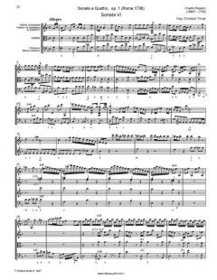 Sonate a Quattro op. 1 Band 1 von Angelo Ragazzi 