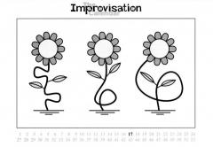 Improvisations-Kalender von Wil Offermans 