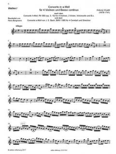 2 Konzerte RV 316, 580 von Antonio Vivaldi 