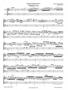 Hortulus Chelicus - Wohl-gepflantzter Violinischer Lust-Garten' 1 von Johann Jakob Walther im Alle Noten Shop kaufen