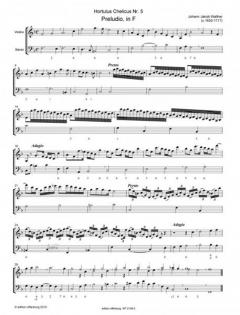 Hortulus Chelicus - Wohl-gepflantzter Violinischer Lust-Garten' 2 von Johann Jakob Walther im Alle Noten Shop kaufen