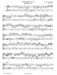 Hortulus Chelicus - Wohl-gepflantzter Violinischer Lust-Garten' 6 von Johann Jakob Walther im Alle Noten Shop kaufen