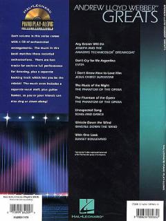 Piano Play-Along Vol. 27: Andrew Lloyd Webber Greats 