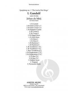 Gandalf the Wizard von Johan de Meij 