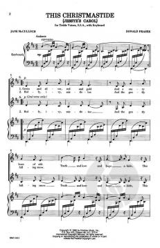 This Christmastide (Jessye's Carol) von Donald Fraser 