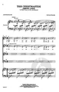 This Christmastide (Jessye's Carol) von Donald Fraser 
