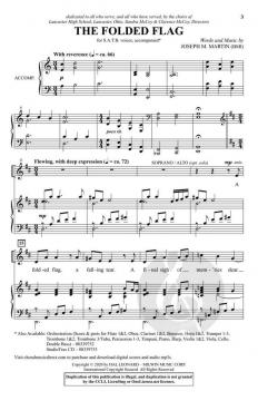 The Folded Flag von Joseph M. Martin 