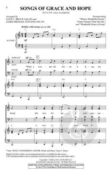 Songs of Grace and Hope 