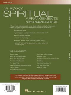 15 Easy Spiritual Arrangements Low Voice 