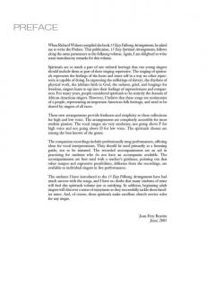 15 Easy Spiritual Arrangements Low Voice 