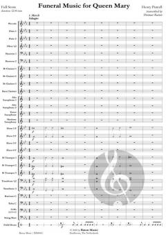 Funeral Music for Queen Mary von Henry Purcell 