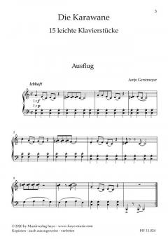Die Karawane - 15 Klavierstücke von Antje Gerstmeyer im Alle Noten Shop kaufen