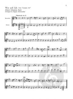 Bach For Recorder And Guitar (Johann Sebastian Bach) 