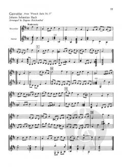 Bach For Recorder And Guitar (Johann Sebastian Bach) 