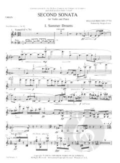 Second Sonata For Violin And Piano von William Bolcom im Alle Noten Shop kaufen