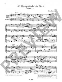 60 Übungsstücke in fortschreitender Schwierigkeit Teil 3 von Fritz Flemming (Download) 