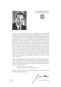 Das goldene Buch der Frankfurter Lieder 