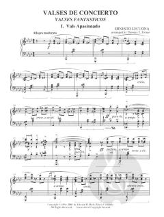 Valses De Concierto von Ernesto Lecuona Casado 
