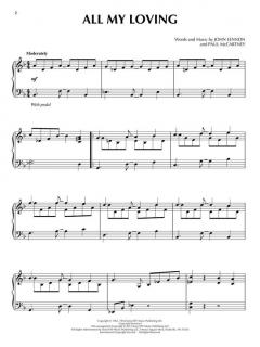 Lennon & McCartney Piano Solos von The Beatles 