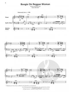 Note-For-Note Keyboard Transcriptions von Stevie Wonder 