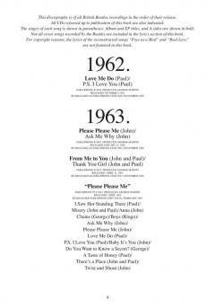 Lyrics Lyrics Only, No Music von The Beatles 