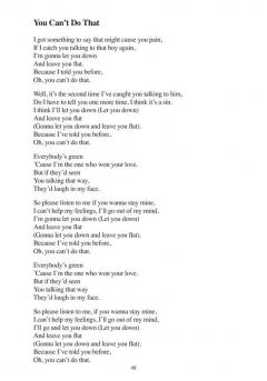 Lyrics Lyrics Only, No Music von The Beatles 