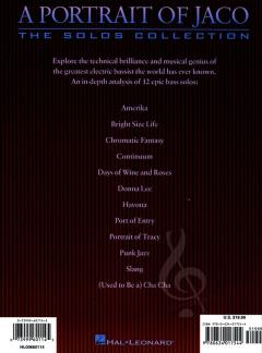Portrait Of Jaco The Solos Collection (Jaco Pastorius) 