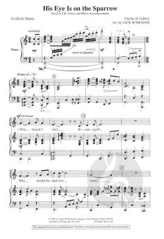 His Eye is on the Sparrow 