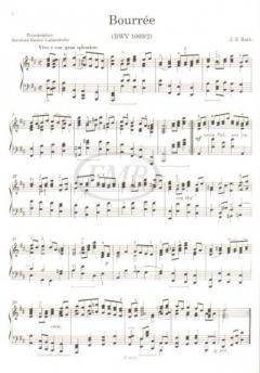 3 Movements from The Overtures for Orchestra von Johann Sebastian Bach 