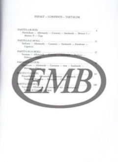 Six Partitas For Harpsichord (J.S. Bach) 