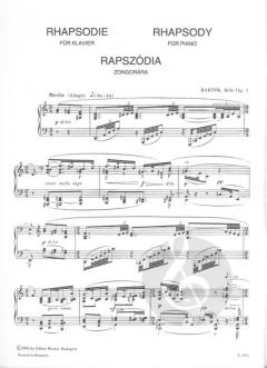 Rhapsody von Béla Bartók 