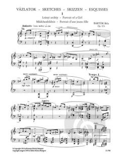 Sketches von Béla Bartók 