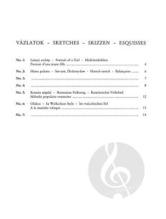 Sketches von Béla Bartók 