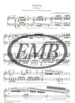 Sonatas for piano in separate editions von Ludwig van Beethoven 