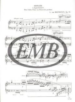Sonate f-Moll op.57 von Ludwig van Beethoven 