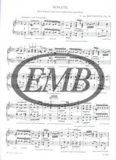 Sonate As-Dur op.26 von Ludwig van Beethoven 