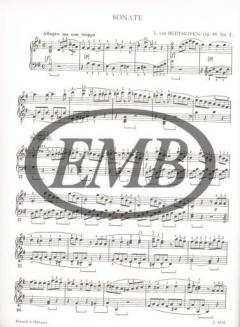 Sonate G-Dur op. 49 Nr. 2 von Ludwig van Beethoven 