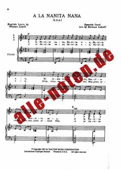 A La Nanita Nana 
