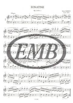 Sonatinas von Muzio Clementi 