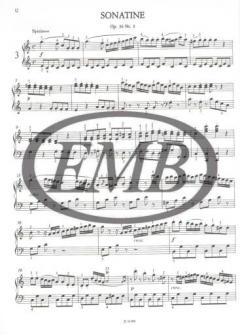 Sonatinas von Muzio Clementi 