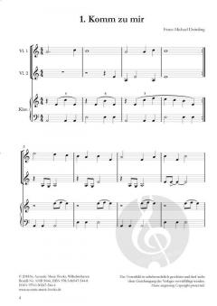 Saitenspiel. Bd. 2. 10 Violinduos m. leichter Klavierbegl. von Franz-Michael Deimling im Alle Noten Shop kaufen