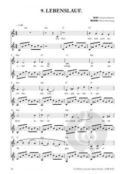 Hölderlin, Friedrich: So sang ich in die Saiten von Willem Mecklenburg 