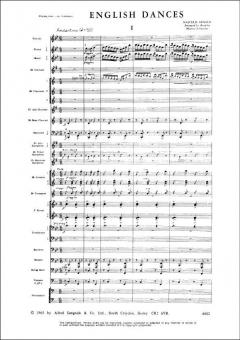 English Dances Set 1. Wind band von Malcolm Arnold 